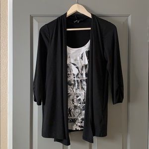 One piece layered top